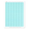 Date Stickies by InchBug - 5 Pack (Summer Blue)