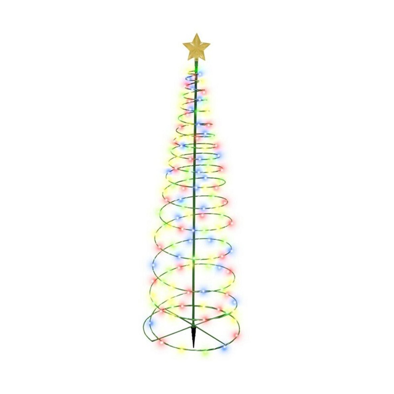 LED Christmas Tree Lights Christmas Tree Spiral String Lamps Xmas