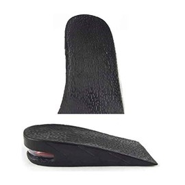 Tomotomi (3 cm UP Half Type) Secret Insole Insole! Raised Bottom - Thick Sole Insole, Black