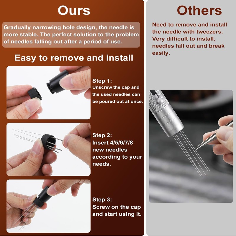 Espresso Accessories Kit 51mm, Coffee Tamper with Spring Loaded Calibration,
