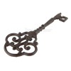 Cast Iron Skeleton Jailers Key Victorian Antique Style Fleur De