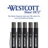 Westcott Premium Ballpoint Pen, Set of 5, Black Ballpoint Pens