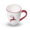 GMUNDNER KERAMIK Breakfast Cup Max Capacity: 0.3 Litres Bordeaux Red