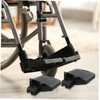 ORFOFE 2pcs Wheelchair Footrest Pad Elevating Foot Plate Accessory Slip