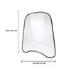 chlius Motorcycle Universal Windshield, Motorcycle Spoiler, Wind Shield Windscreen for