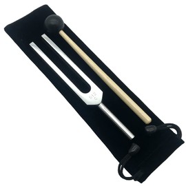 Diapasón de afinación de grado médico de 512C Hz con martillo de silicona y bolsa de almacenamiento, instrumento profesional de aleación de aluminio p