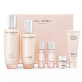 OHUI 오휘 미라클 모이스처 2종 기획 세트 [핑크 베리어] OHUI Miracle Moisture 2-Piece Set [Pink Barrier]