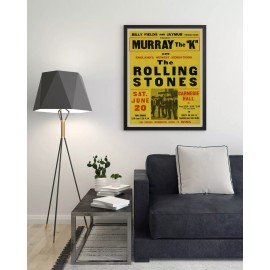 Vintage 1969 Rolling Stones Concert Poster - 13" x 19" inches