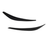 Black Headlight Eye Lid Cover Styling Trim Eyebrows Decoration Replacement
