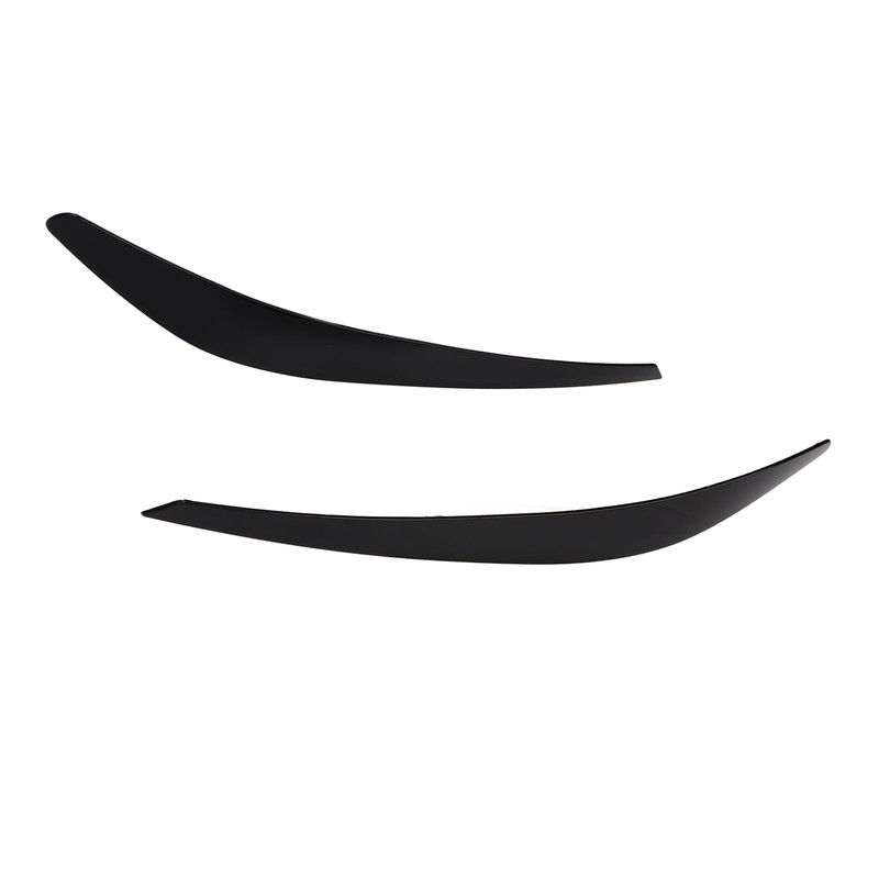 Black Headlight Eye Lid Cover Styling Trim Eyebrows Decoration Replacement