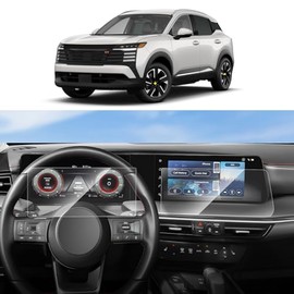 SKTU - Paquete de 4 protectores de visualización para Nissan Kicks SR 2025 12.3 pulgadas de navegación e instrumentos [alta claridad, antiarañazos]   