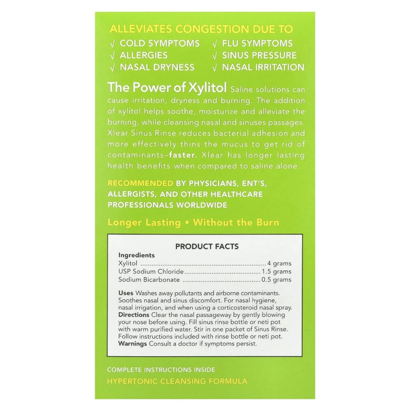 Natural Sinus Rinse Packets, 50 Packets, 6 g Each