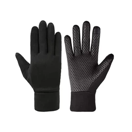 U-H Original SFG-S-BK Kids Gloves, Black, Training Gloves, S, Anti-Slip, Smartphone Compatible, Soccer, School, Running, Cold Protection