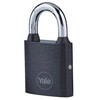 Yale Iron Padlock 38mm - Silver - Hardened Steel Shackle