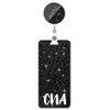 ANDGING CNA Badge and Reel Set - Glitter Vertical Buddy