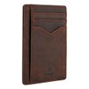 YBONNE Thin Front Pocket Wallet for Men and Women, RFID