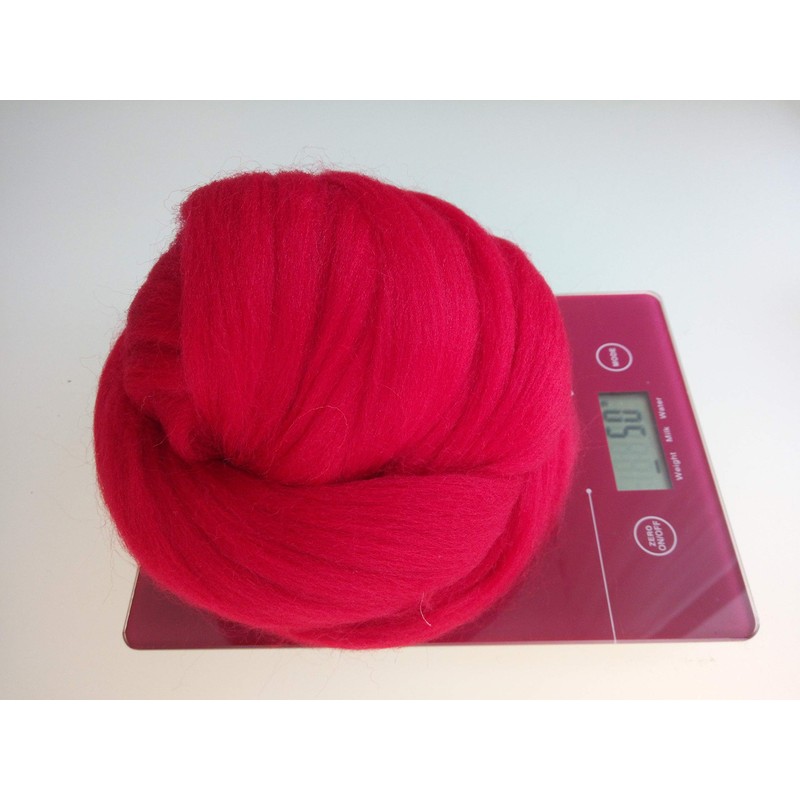 Scarlet red* 100% Merino Wool Giant Yarn Extreme Arm Knitting