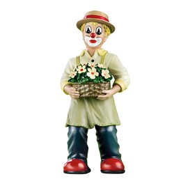 Gildeclown Flower Basket - Valentine's Day Flower Gift for Women - Lucky Charm - in Gift Box Height 14 cm