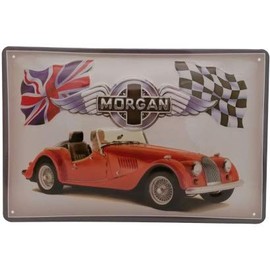 Morgan Sports Car - Retro Advertising Sign - Embossed Tin Sign 30 x 20 cm Wall Decor