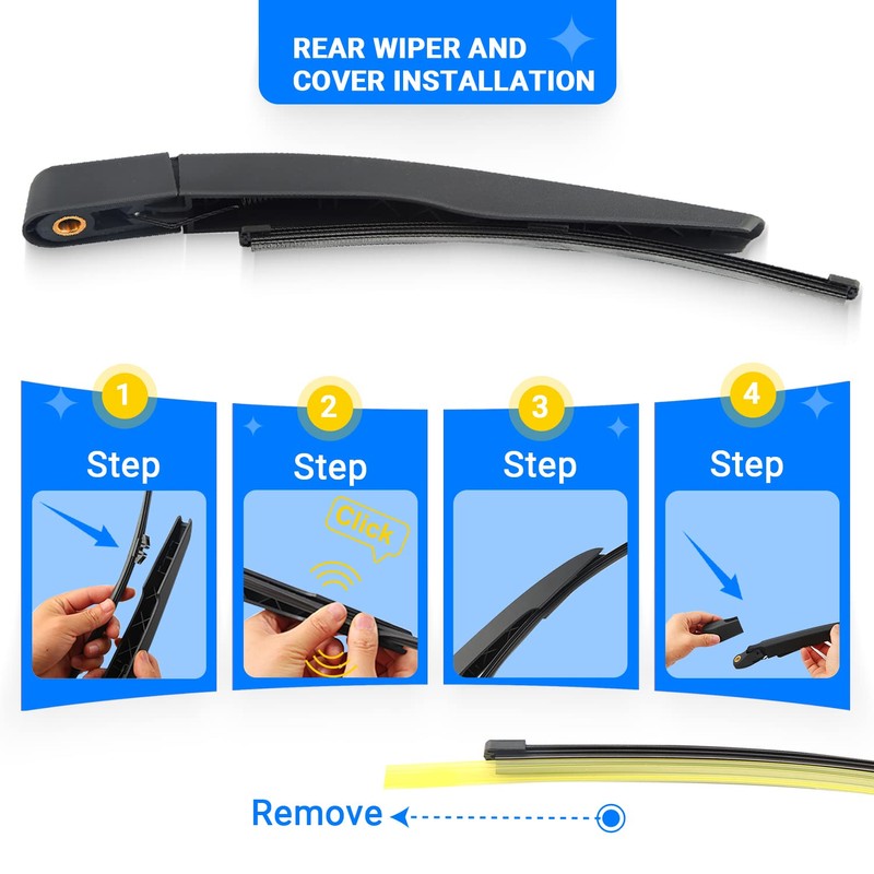 RAINTOK Windshield Wiper Blades Replacement for 2017-2022 Mini Cooper Countryman