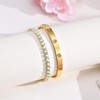 Gold Bracelets for Women - 2Pcs 18K Gold Plated Love
