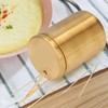 Toothpick Holder, 3.1x2.2in Stainless Steel Toothpick Holder Dispenser Pocket Toothpicks