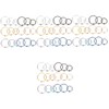 SAFIGLE 72 Pcs Circle Nose Ring Women Nose Rings Body
