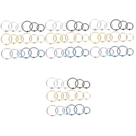 SAFIGLE 72 Pcs Circle Nose Ring Women Nose Rings Body Piecing Jewelry Hoop Nose Rings for Women Ear Rings Lugs for Women Nose Studs Body Jewelry Nose Rings Hoops Nose Hoops Stainless Steel