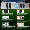 Pack of 4 Children's Football Shin Pads - Breathable &