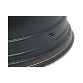 Barebones Bronze Forest Lantern - Vintage, Rechargeable, Adjustable Brightness (Red)