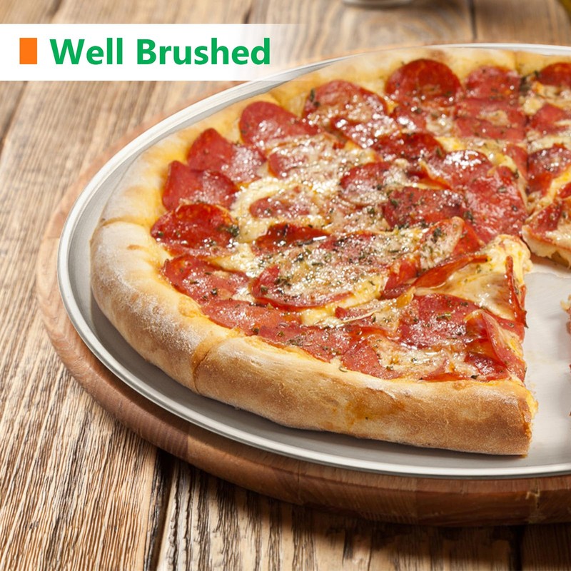 Kevenal Stainless Steel Pizza Pans 12 inch, Pizza-Pan for Oven,