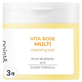 Point & Vita Rose Multi Cleansing Pads, 3, 60 sheets / 포인트앤 비타 로즈 멀티 클렌징 패드, 3개, 60매입