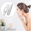 40 PCS Snap Hair Clips for Woman, 4 Size Metal