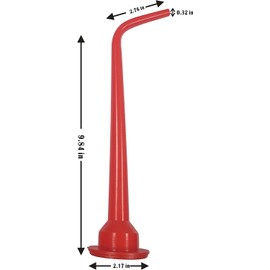 CQHKINGHAI Caulking Nozzle of Sausage caulking Gun, Curved caulking Nozzle applicator, Replacement Extension Tool Used in Construction