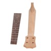 Ukulele Fretboard Neck Set Rosewood Okoume Wood Fingerboard Replacement for