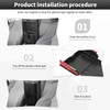 CheroCar Armrest Pad Storage Box Insert Hidden Center Console Tray