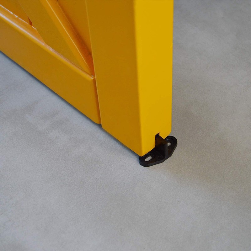 heyous 4PCS Black POM Sliding Door Stopper with Screws Barn