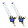 SOLUSTRE 2pcs Argon Co2 Mig Tig Flow Meter Gas Regulator