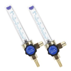 SOLUSTRE 2pcs Argon Co2 Mig Tig Flow Meter Gas Regulator Gauge Welding Weld Professional Gas Flow Meter Tester Flowmeter for Mig Welding