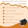 HY35C 2-Pins Push Button Switch AC 125/250V 16/12/10A ON/Off Rocker