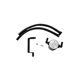 J&L Oil Separator Co. 3.0 Oil Separator Compatible with 2014-2017 Chevy SS Passenger Side (Silver)