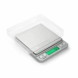 Truweigh ENIGMA Digital Scale (3000g x 0.1g - Silver) and Portable Grams Scale