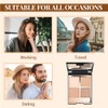 Paleta De Sombras De Ojos Mate Y Brillantes Kit Resistente