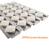 BBQ Future Stainless Steel Heat Plate Flame Tamer with 24pcs