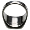 Solid signet ring made of 925 silver with special howlite,