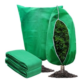 2 Packs Plant Covers Freeze Protection 47.7In x 71.7In Frost Blankets for Plants Frost Cloth Plant Freeze