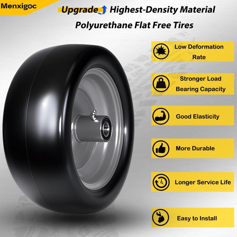 13x6.50-6 Tire Flat Free, 13x6.50-6 Lawn Mower Tires Flat Free,