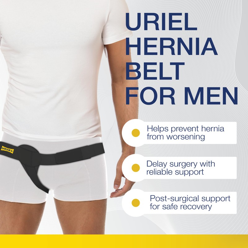 URIEL Right Side Hernia Belts for Men - Inguinal Hernia
