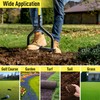 Jardineer Manual Push Lawn Aerator Coring Tool, Plug Aerators with