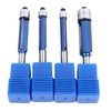 4Pcs Flush Trim Bit Set 6mm Shank Top Double Bearings
